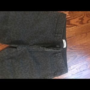 Cheetah print skinny jeans